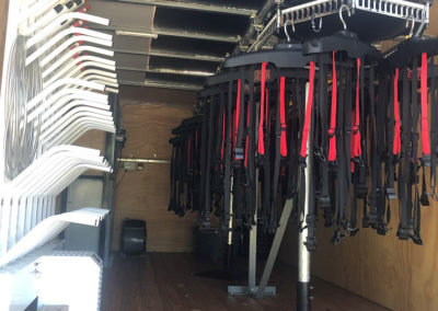 Railex 722 Clothing Conveyor – Athletic Uniforms Mobile Box Truck