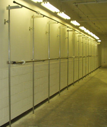 Railex System 200 Slick Rail 2-Tier Single-Sided Storage